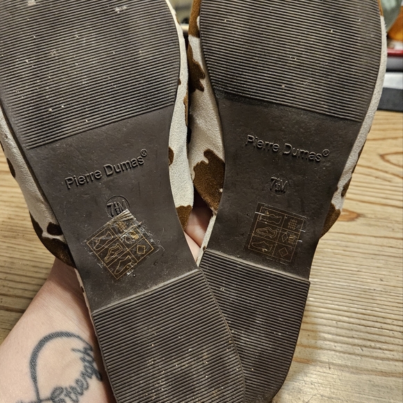 Pierre dumas mules Cow print - Picture 2 of 4